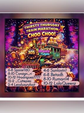 💫✨ thirsty Thursday share  train 💫✨
